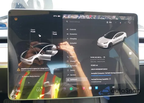 2022 Tesla Model 3 Long Range Dual Motor All-Wheel Drive из США, поврежденный, VIN 5YJ3E1EB0NF128102